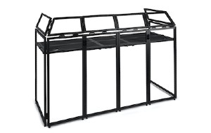 DB5 Pro DJ Alum.Booth Large 2.0m B/