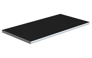 Spider Deck750 Alum. 2x1m