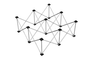 Spider D750 Risers 1x1 Alum. 40cm