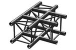 P30-T35 Truss 3 way T-junction BLK