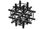 P30-C60 Truss 6 way X-junction BLK