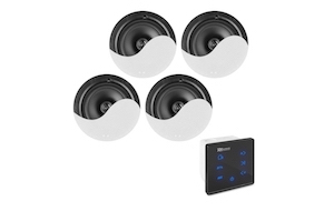 Powerline A100BSet In-Wall with 4 Ceiling Speak.