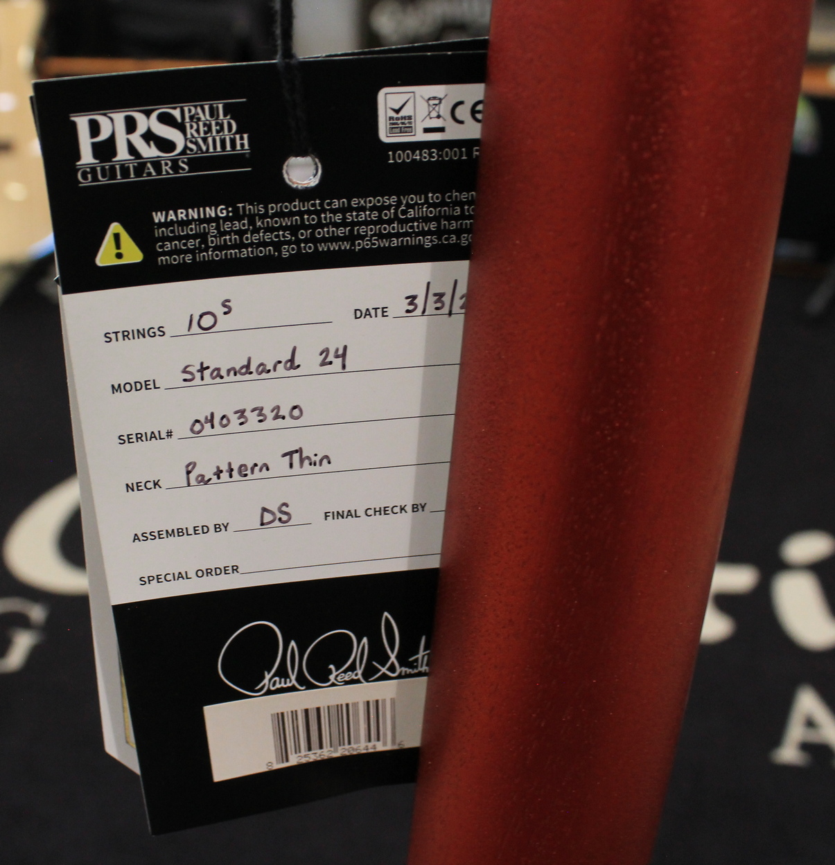 Paul Reed Smith Standard 24 Satin Red Apple Metallic 2025 - immagine 14