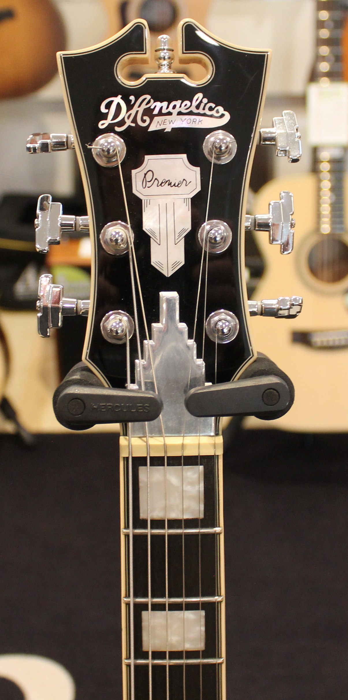 D'Angelico Brighton Premier Double Cut Ice Blue USATO cod. 43125 - immagine 7