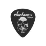 Jackson 451 Shape Skull Picks Black Thin .50mm