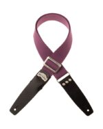 Magrabò 240.020M Stripe SC Cotton Prugna 5 cm terminali Twinkle Nero fibbia Recta Argento