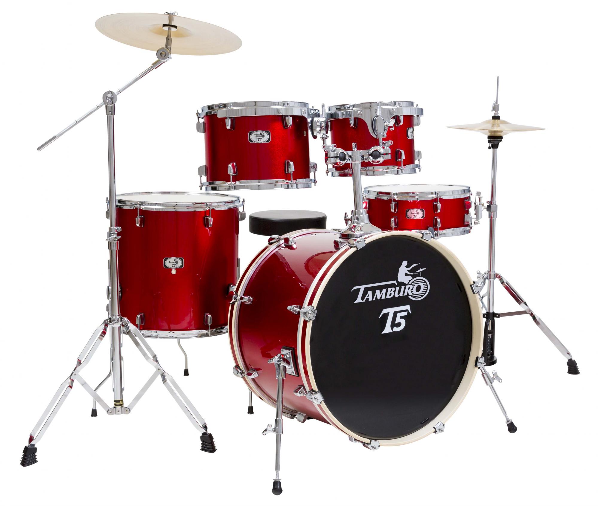 Tamburo T5 Brigth Red Sparkle