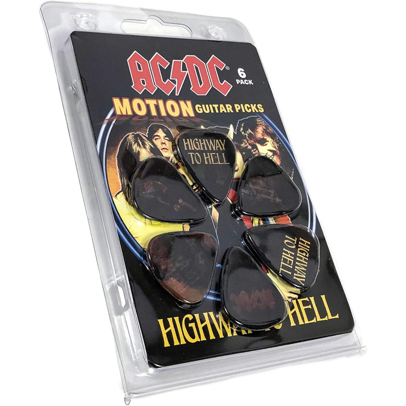 Perri’s LP-ACDC1 Confezione 6 Plettri “Motion” AC/DC 1