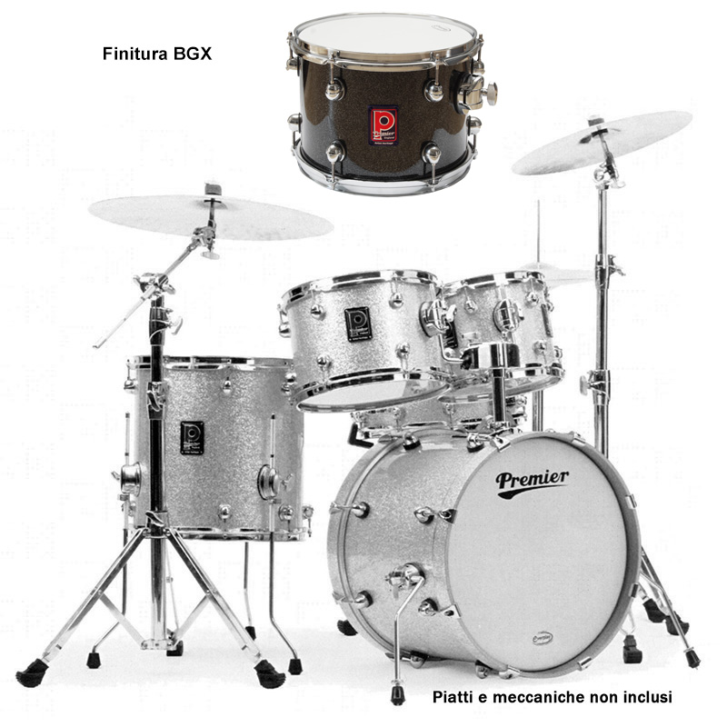 Premier 44599-44 Artist Limited E. Modern 22 BGX Black Galaxy Sparkle Laquer