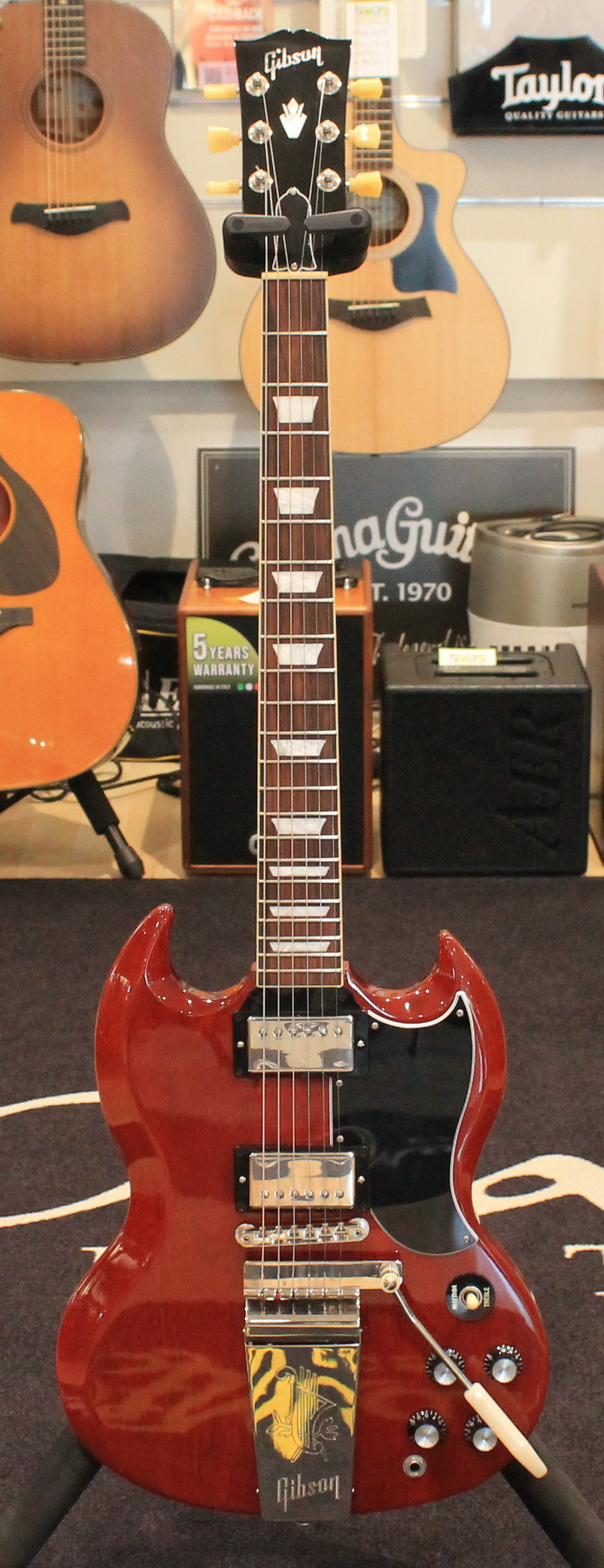 Gibson SG Standard '61 Maestro Vibrola USATO cod. 65925 < Lenzotti