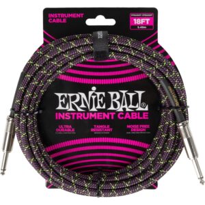 Ernie Ball 6431 Braided Cables Purple Python 5,5 m