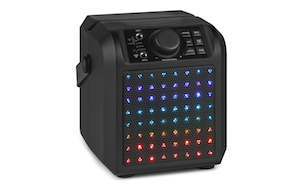 KAR50B Karaoke Sp. 2Mic.BT LED BLK