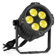 BWA68 LED AluPAR IP65 5x8W RGBW IRC