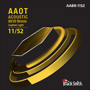 BlackSmith Strings Acoustic Coated 80/20 Bronze Custom Light 11-52