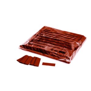 Slowfall confetti rectangles 55 x 17 mm - Brown