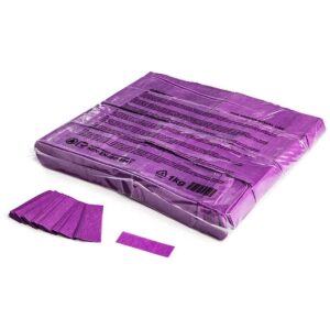 Slowfall confetti rect 55 x 17 mm - Purple