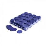 Slowfall confetti rounds Ø 55 mm - Dark Blue