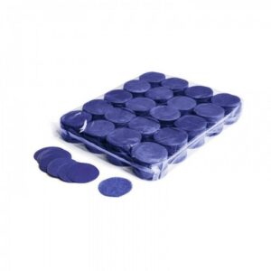 Slowfall confetti rounds Ø 55 mm - Dark Blue