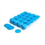 Slowfall confetti rounds Ø 55 mm - Light Blue