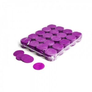 Slowfall confetti rounds Ø 55 mm - Purple