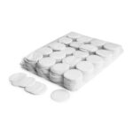 Slowfall confetti rounds Ø 55 mm - White