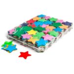 Slowfall confetti stars Ø 55 mm - Multicolour