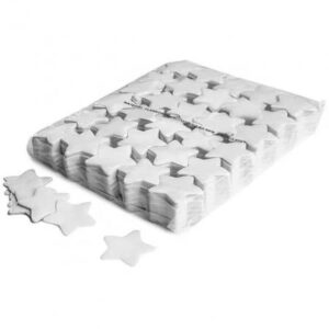 Slowfall confetti stars Ø 55 mm - White
