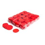 Slowfall confetti rose petals Ø 55 mm - Red
