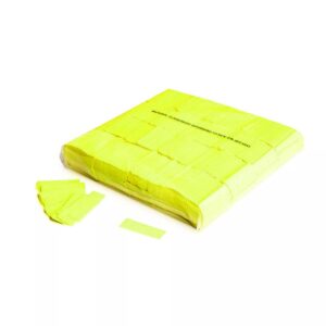 Slowfall UV confetti 55 x 17 mm - Fluo Yellow