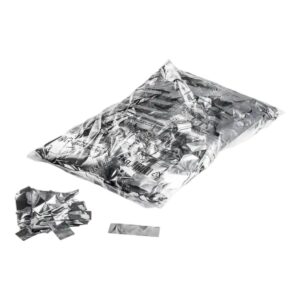 metal confetti rectangles 55 x 17 mm - Silver