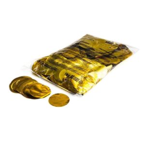 metal confetti rounds Ø 55 mm - Gold