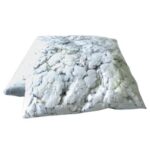 Slowfall snow confetti 10x10mm - White