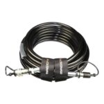 CO2 high pressure hose 3/8 Male - Female - 20 m