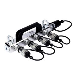 CO2 distrib. block - 1x 3/4 hose in, 4x 3/8 ou