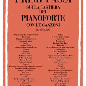 Primi Passi Sulla Tastiera del Pianoforte con le Canzoni MLR537