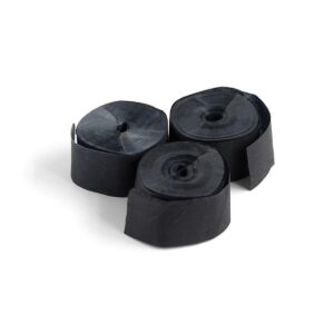Streamers 10 m x 1,5 cm - Black