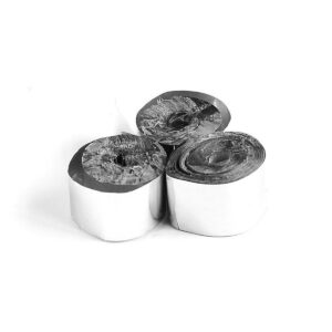 Metallic streamers 5 m x 0,85 cm - Silver