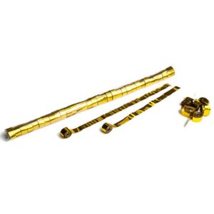 Metallic streamers 10 m x 1,5 cm - Gold