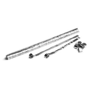 Metallic streamers 10 m x 1,5 cm - Silver