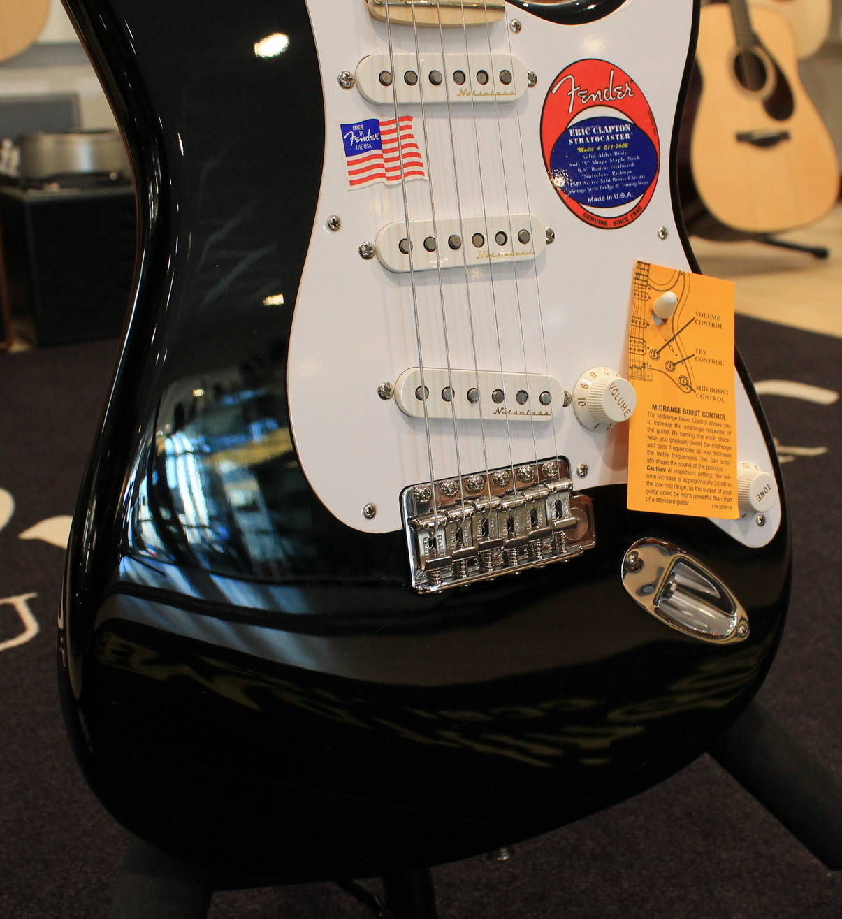 Fender Eric Clapton "Blackie" Signature Strat Black USATO cod. 83125 - immagine 3