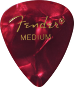 Fender Premium Celluloid Picks 351 Shape 12 Pack Red Moto
