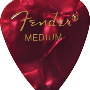Fender Premium Celluloid Picks 351 Shape 12 Pack Red Moto