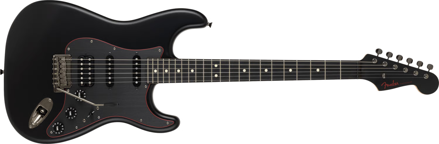 Fender Made in Japan Limited Hybrid II Stratocaster HSS Noir