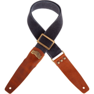 Magrabò 241.132M Stripe SC Cotton Washed Blu 5 cm terminali Twinkle Marrone fibbia Recta Ottone