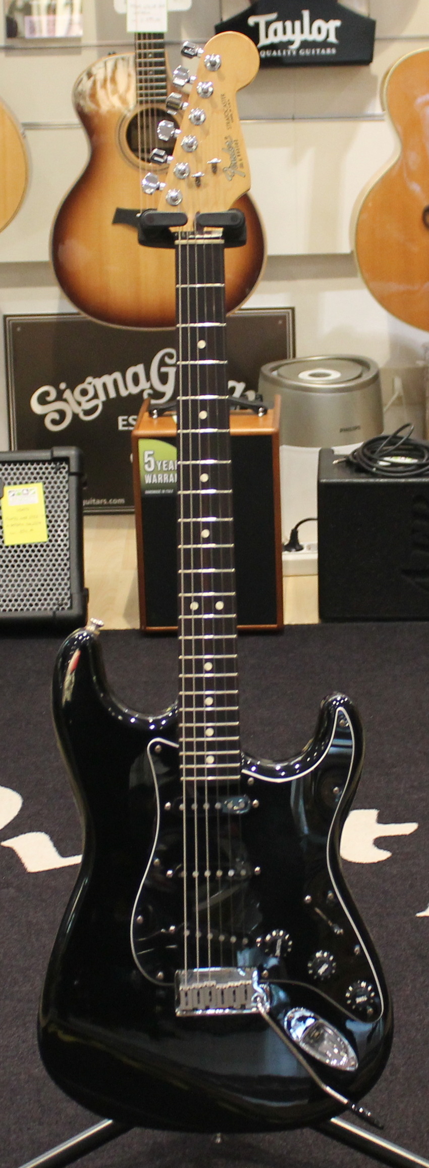 Fender American Standard Stratocaster 1989 Black RW USATO cod. 18826