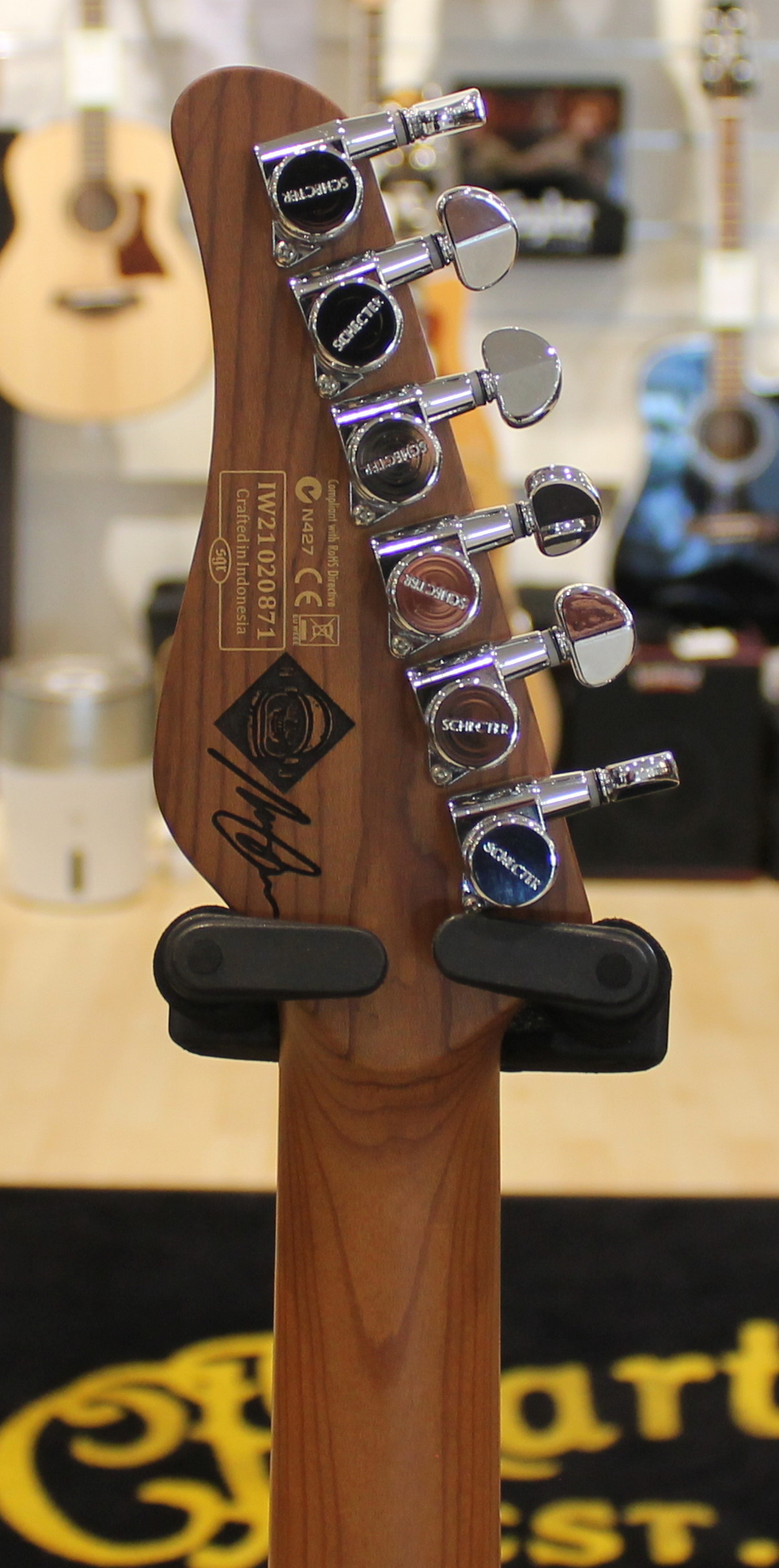 Schecter Traditional Nick Johnston Atomic Orange HSS USATO cod. 23426 - immagine 13