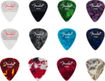 Fender Dotted Celluloid Picks 351 Shape 12 Pack