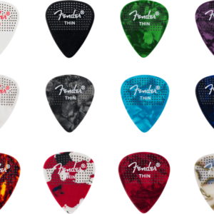 Fender Dotted Celluloid Picks 351 Shape 12 Pack