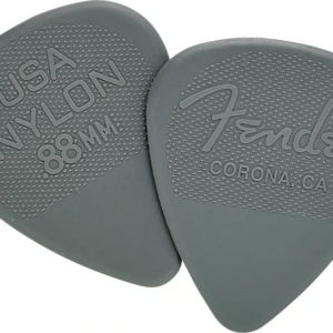 Fender Nylon Picks 351 Shape .88mm 12 Pack Dark Gray