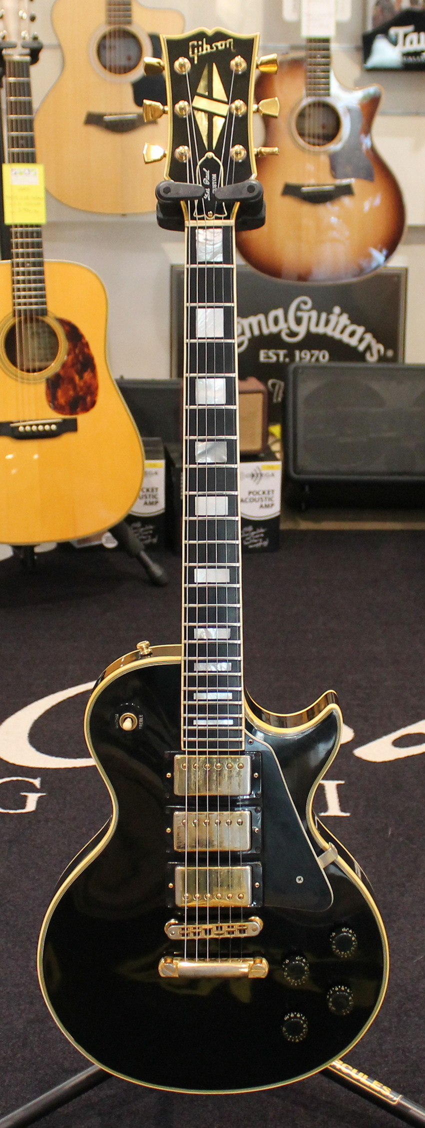 Gibson Les Paul Custom 3PU Ebony USATO
